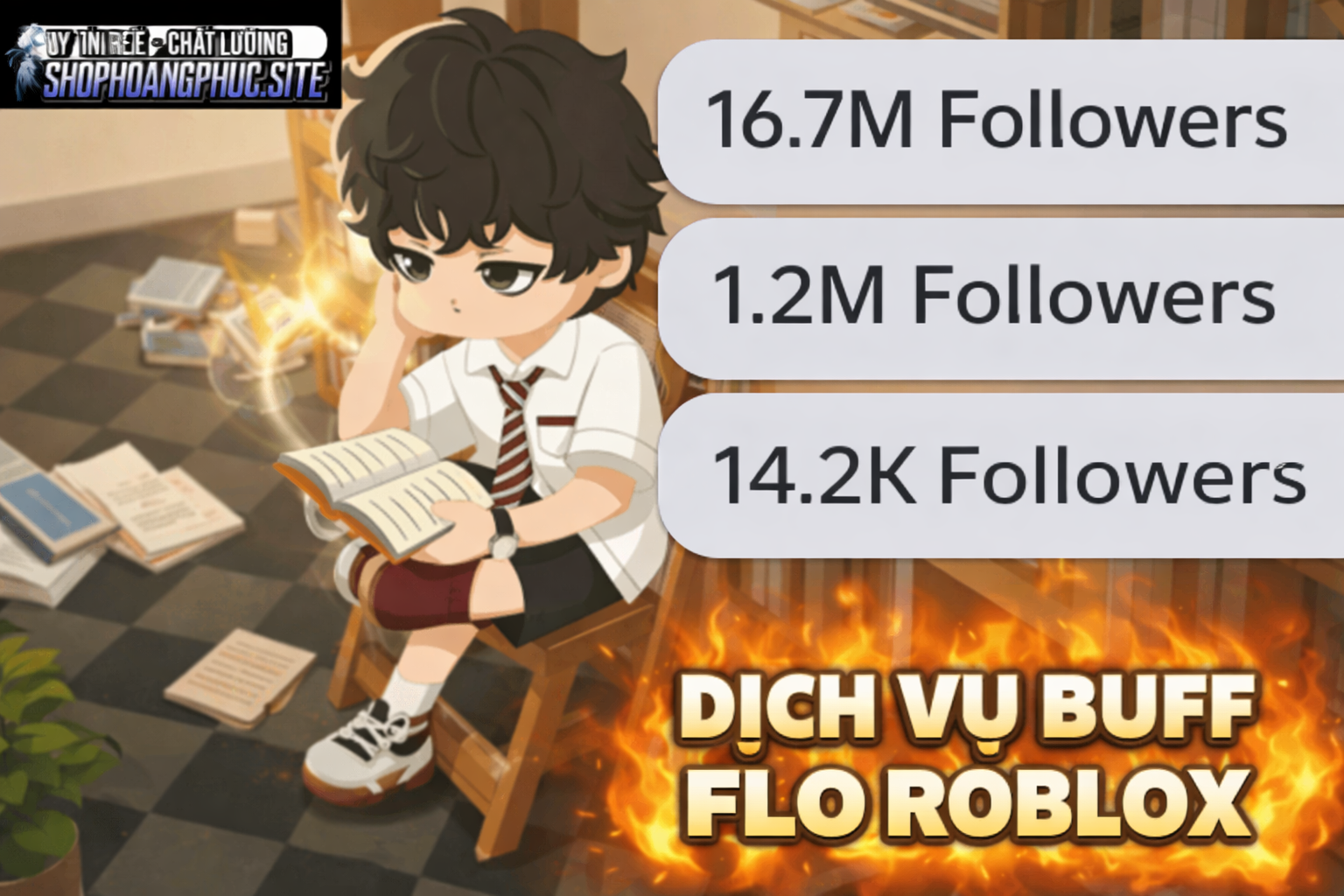 tăng flo trong roblox